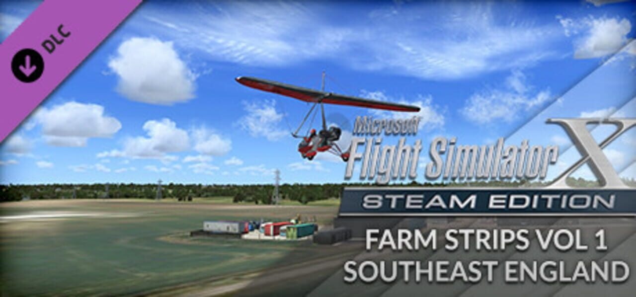 Microsoft Flight Simulator X: Steam Edition - Farm Strips Volume 1: South East England